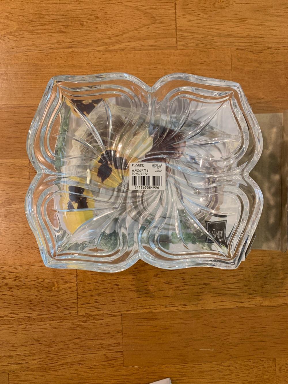 Vintage Mikasa Flores Dish 7.5” 90s Made In Japan Floral Rectangular Candy Bowl